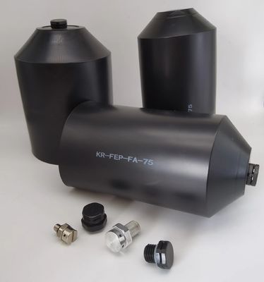 IP67 Polyolefin Black Isolated Cable End Caps Caps termicamente riducibili