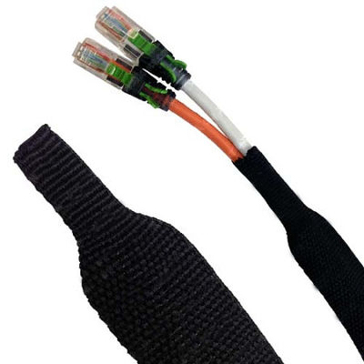 Alta flessibilità PET Sleeve a treccia espandibile resistenza all'abrasione