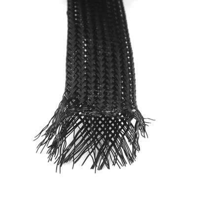 UL RoHS PET nero con manica intrecciata espandibile resistente alle alte temperature