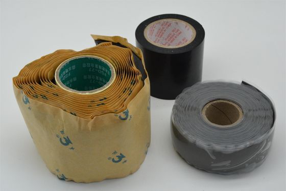 Nastro elettrico autoadesivo in gomma di silicone 6.3N/Cm Resistenza ad alto volume