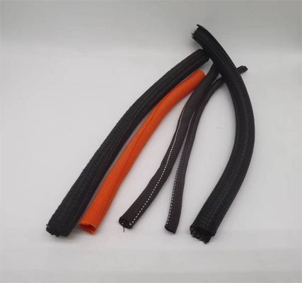 PET nero intrecciato auto-avvolgimento manica ad alta flessibilità
