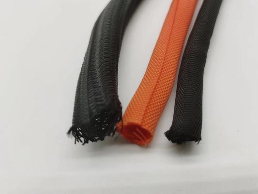 Resistenza all'abrasione Self-wrapping Sleeve Pet Braided Sleeve ROHS UL