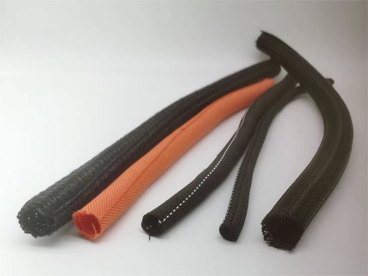 Combustibilità UL94V-2 Self Wrapping Sleeve PET Wire Sleeve