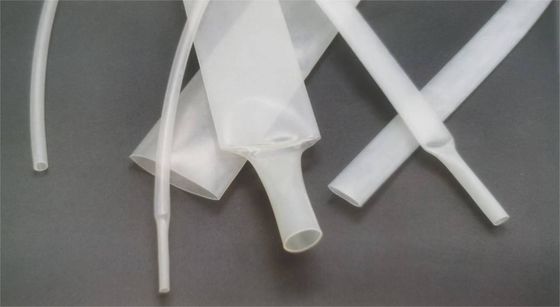Tubi per riduzione del calore PVDF a parete sottile trasparenti Tubi per riduzione del calore polivinilidene fluoruro semi-rigidi
