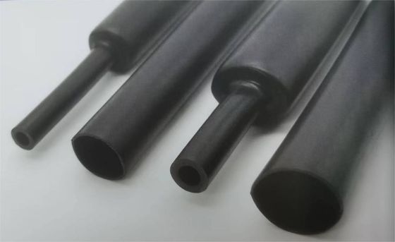 Relazione di riduzione 3: 1 Adesivo per pareti pesanti rivestito di poliolefine legato a croce Tubo riducibile a calore