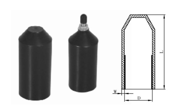 Anti-UV RoHS Isolato termicamente Cappucci di fine cavo riduttibili Retardanti la fiamma