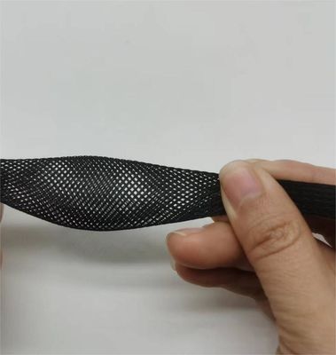 Pelle autoestinguente in PET a manica intrecciata espandibile