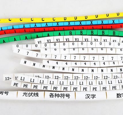 Numero personalizzato stampa logo personalizzato tubo di riduzione del calore riduzione del calore manicotto di identificazione