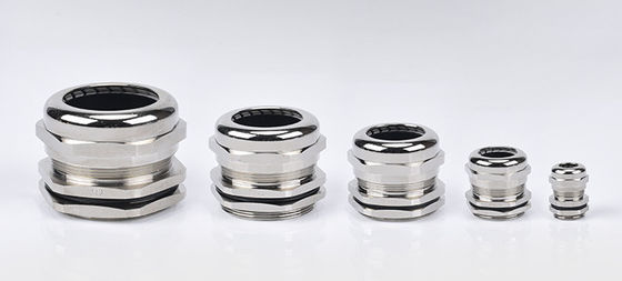M12X1.5 ((3-6.5) Acque resistenti Nikkel placcato ottone Cable Gland IP68 Cable Connector